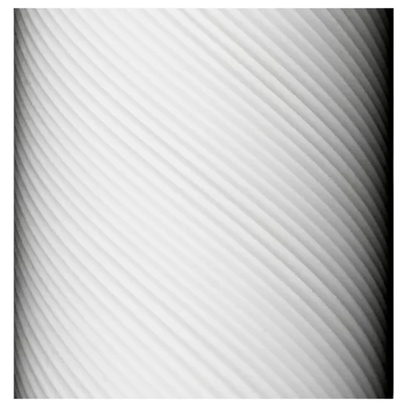 TENGA 3Dx Zen - 3D-mønstret masturbator (hvit)