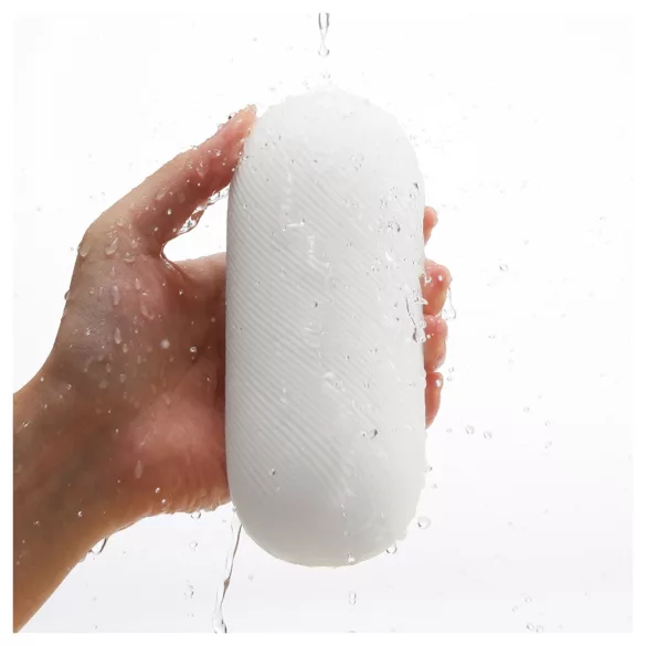TENGA 3Dx Zen - 3D-mønstret masturbator (hvit)