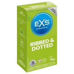 EXS Rillet, Prikket & Blusset kondomer (12 stk)