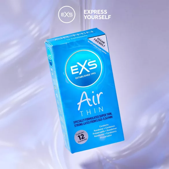 EXS Air Thin - ultratynne latexkondomer (12 stk)