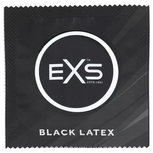 EXS Svart - latekskondomer - svarte (100 stk)
