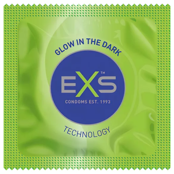EXS Glow - selvlysende latekskondomer (100 stk)