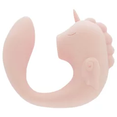   Unihorn C-Horse - G-punkt- og klitorisstimulerende vibrator (korall)