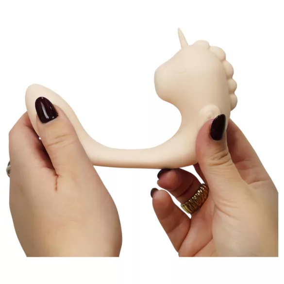 Unihorn C-Horse - G-punkt- og klitorisstimulerende vibrator (korall)