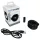 Bathmate Vibe Ring Stretch - oppladbar vibrerende penisring (svart)