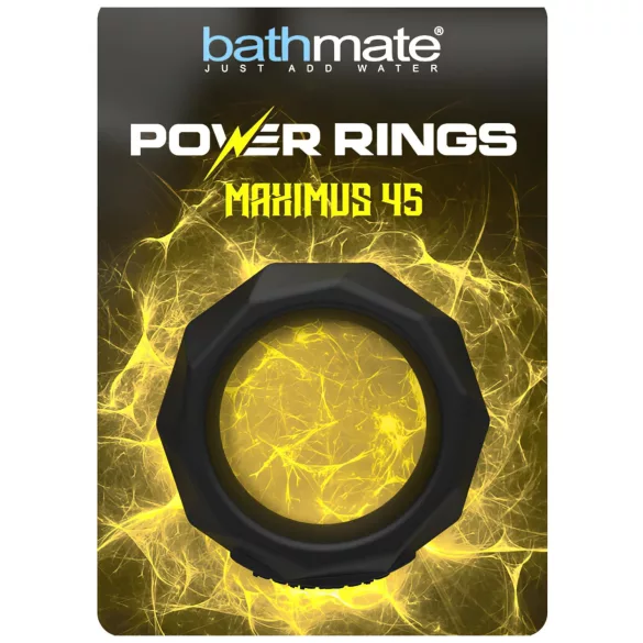 Bathmate Maximus 45 - silikon penisring (svart)