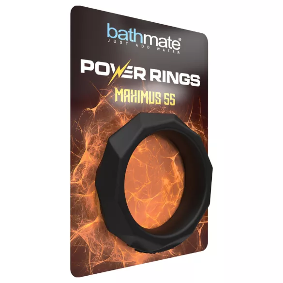 Bathmate Maximus 55 - silikon penisering (svart)