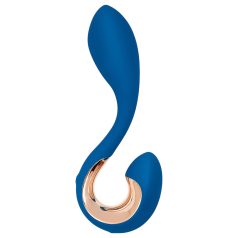   G-Vibe G-Pop 2 - oppladbar, vanntett G/P-punkt vibrator (blå)