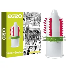   Egzo Dulche Bombero - tornete stimulatoriske kondomer (1 stk)