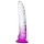 Ensomme Lance - sugekoppdildo (lilla-gjennomsiktig)