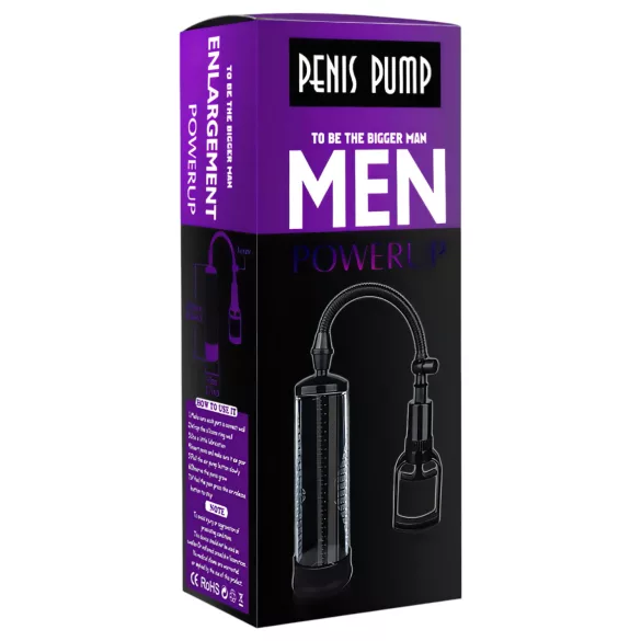 Lonely Men - penis pumpe (gjennomsiktig)