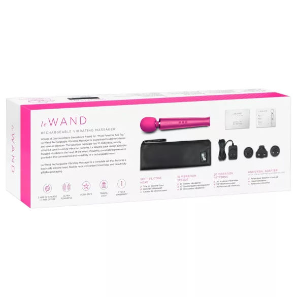 le Wand - massasjerende vibrator (rosa)