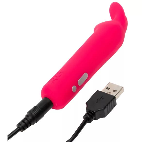 Happyrabbit Bullet - oppladbar kaninvibrator (rosa)