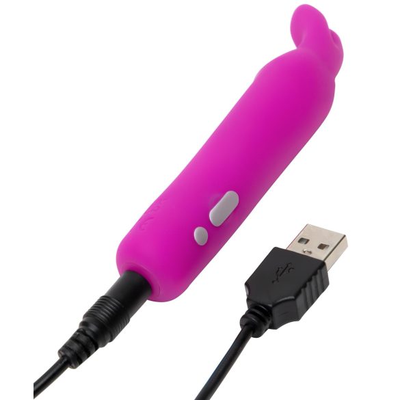 Happyrabbit Bullet - oppladbar kanin-vibrator (lilla)