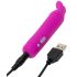 Happyrabbit Bullet - oppladbar kanin-vibrator (lilla)