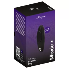   We‑Vibe Moxie+ - Klitorisvibrator med app- og fjernkontroll (svart)