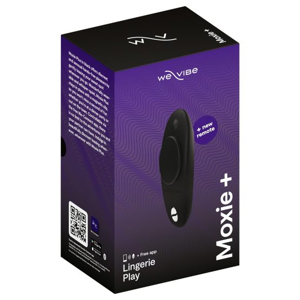 We-Vibe Moxie+ - trådløs, smart klitorisvibrator (svart)