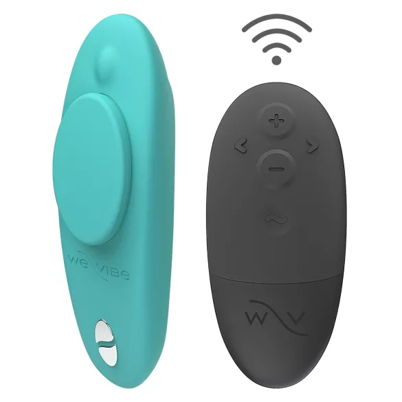 We-Vibe Moxie+ - bærbar klitorisvibrator med app- og fjernkontroll (turkis)