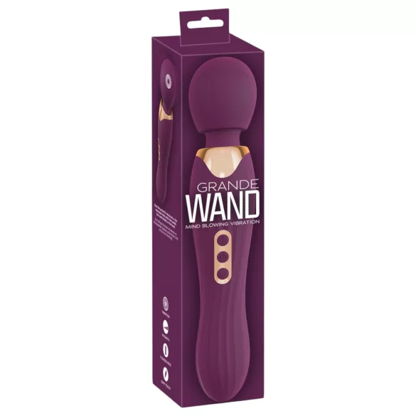 You2Toys Grande - oppladbar massasjevibrator (rød)