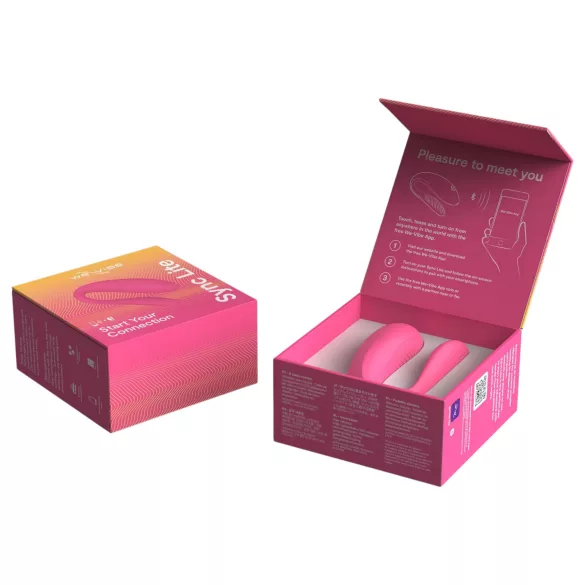 We-Vibe Sync Lite - parvibrator med app- og fjernkontroll (rosa)