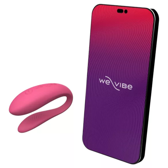 We-Vibe Sync Lite - parvibrator med app- og fjernkontroll (rosa)