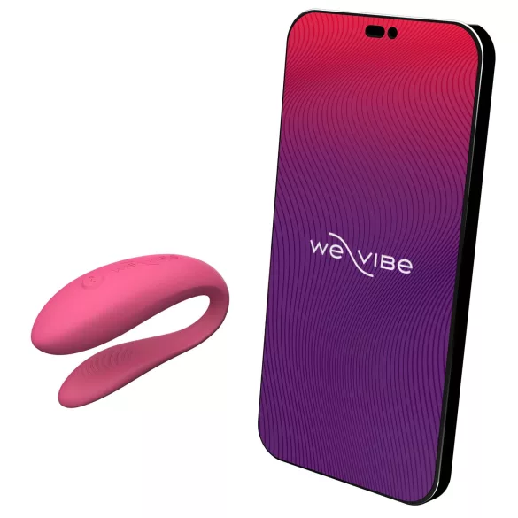 We-Vibe Sync Lite - parvibrator med app- og fjernkontroll (rosa)