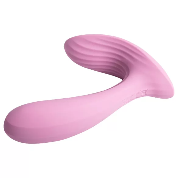 Svakom Erica - bærbar app-styrt påsettbar vibrator (rosa)