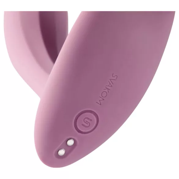 Svakom Erica - bærbar app-styrt påsettbar vibrator (rosa)