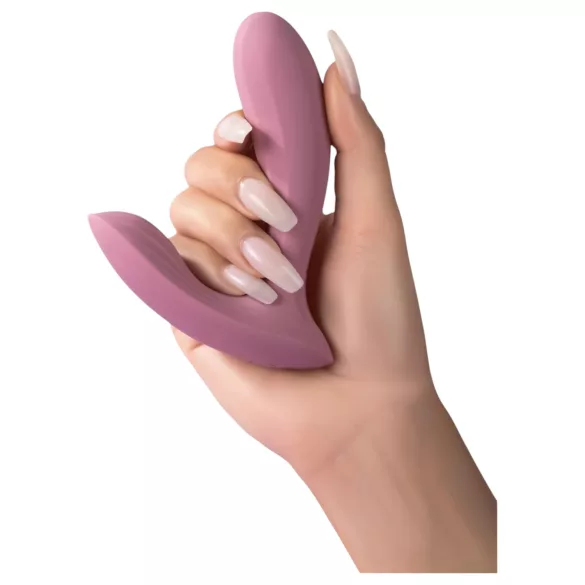 Svakom Erica - bærbar app-styrt påsettbar vibrator (rosa)