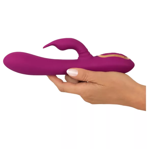 Javida - 3-i-1 perlevibrator med roterende funksjon (lilla)