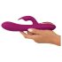 Javida - 3-i-1 perlevibrator med rotasjon (lilla)