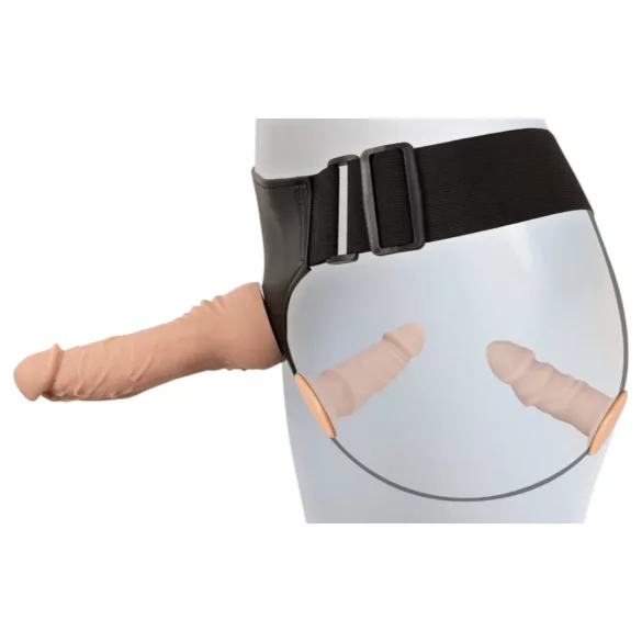 You2Toys - justerbar strap-on sett (natur)