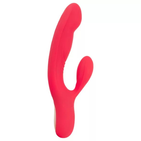 Smile Dunkende Kanin - oppladbar 3-motors vibrator (rød)