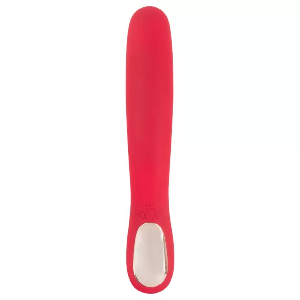 Smile Dunkende Kanin - oppladbar 3-motors vibrator (rød)
