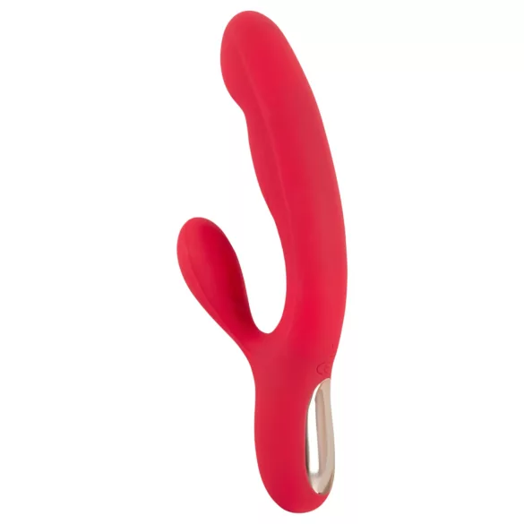 Smile Dunkende Kanin - oppladbar 3-motors vibrator (rød)