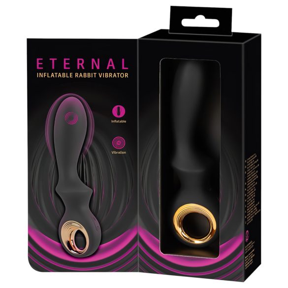 Eternal - oppblåsbar G-punktvibrator (svart)