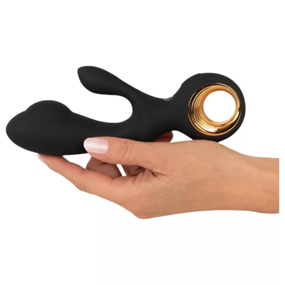 Eternal - oppblåsbar klitorisvibrator med arm (svart)