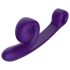 Snail Vibe Curve - 2-i-1 klitorisstimulator og vibrator (lilla)