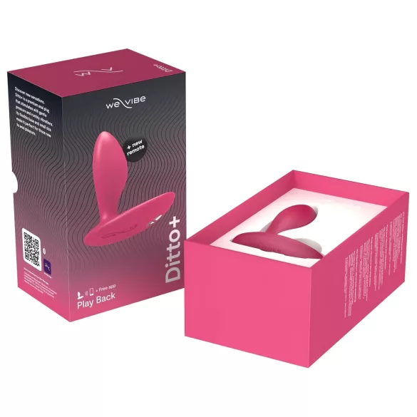 We‑Vibe Ditto+ - App-styrt analvibrator (rosa)