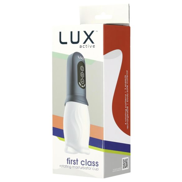 LUX Active First Class - roterende masturbator (hvit-grå)