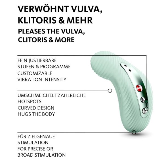 Fun Factory Laya III - vanntett klitorisvibrator (grønn)