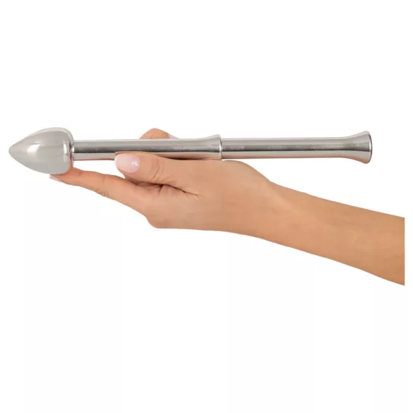 Rebel - metall prostata‑vibrator (sølv)