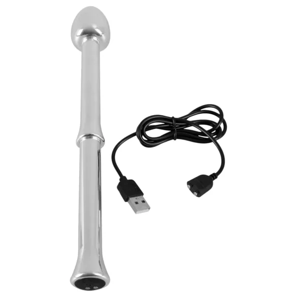Rebel - metall prostata‑vibrator (sølv)