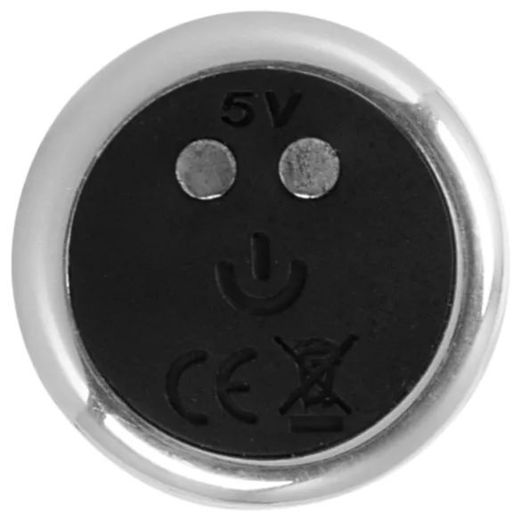 Rebel - metall prostata‑vibrator (sølv)
