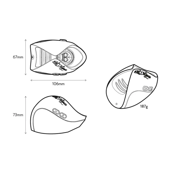 Pulse Solo Essential Dragon Eye - Masturbator (blå) - Begrenset utgave