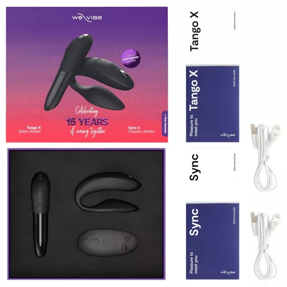 We-Vibe-kolleksjon - parvibratorsett (svart)