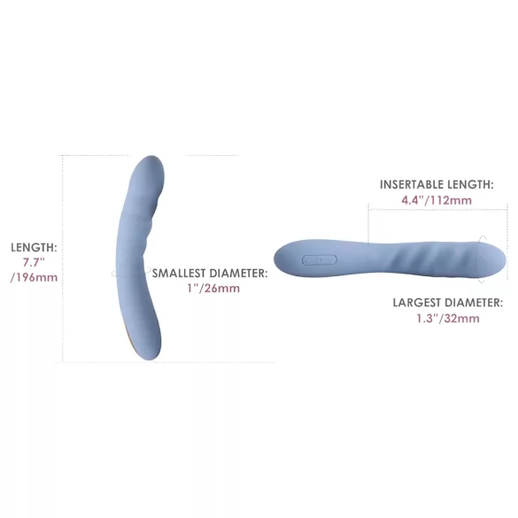 Svakom Ava Neo - smart støtvibrator (blå)
