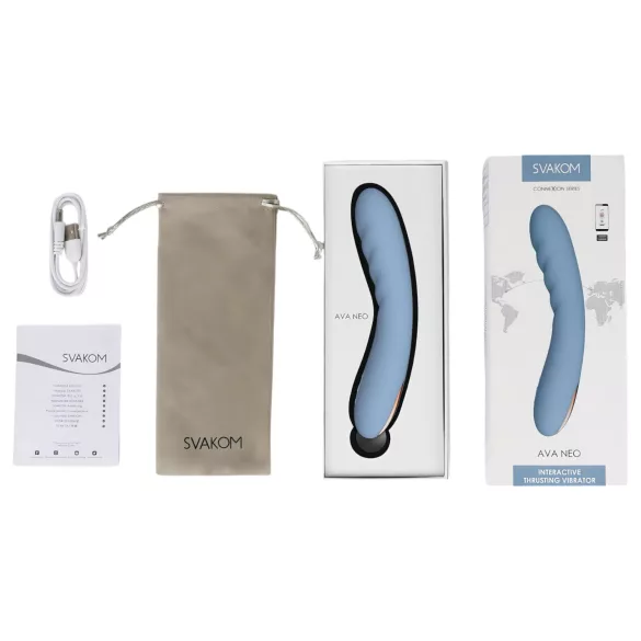 Svakom Ava Neo - smart støtvibrator (blå)
