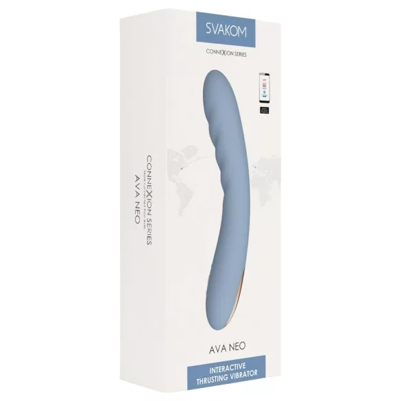 Svakom Ava Neo - smart støtvibrator (blå)