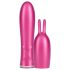 Durex Tease & Vibe - stavvibrator med kanin klitorisstimulator (rosa)
